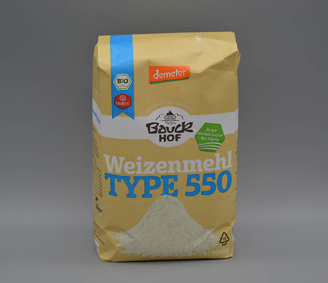 Weizenmehl 550 Bauckhof 1Kg Barmbacher Bioladen